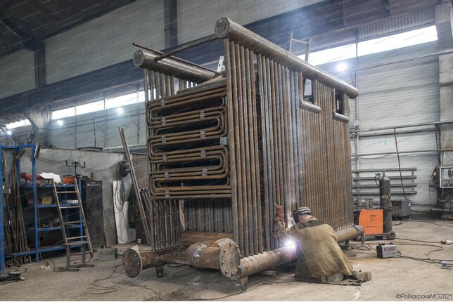 Изготовление котла 1.45 МВт с топкой ЗП РПК