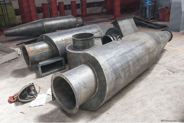 Изготовление промышленных циклонов ЦН 15 900 2УП